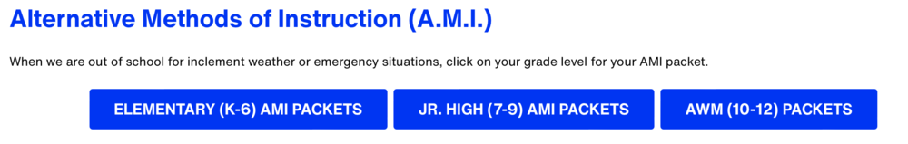 AMI packets can be accessed via website and free app
