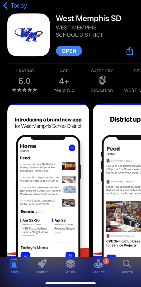 picture of the app