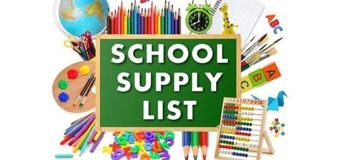 Jackson-Wonder Elementary School Supplies Lists