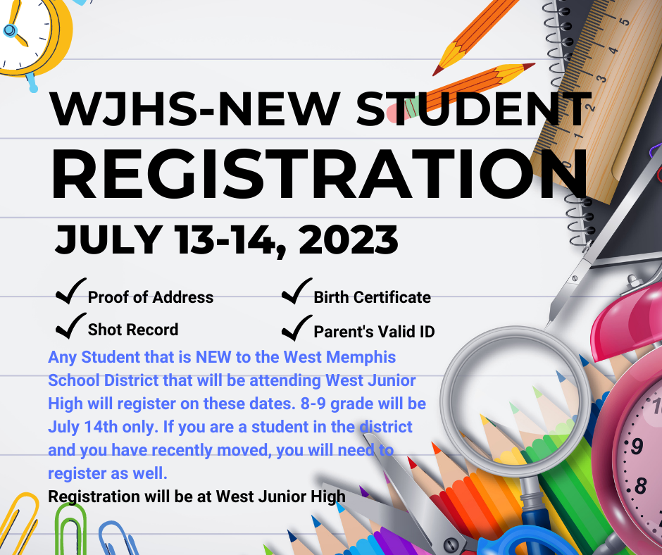 WJHS New Student Registration