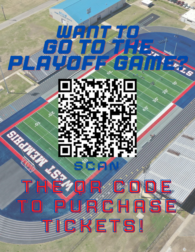 Tickets for Friday's playoff game via a QR code.
