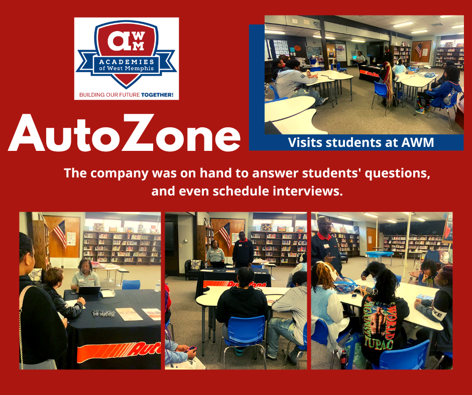 AutoZone visits with AWM Students.