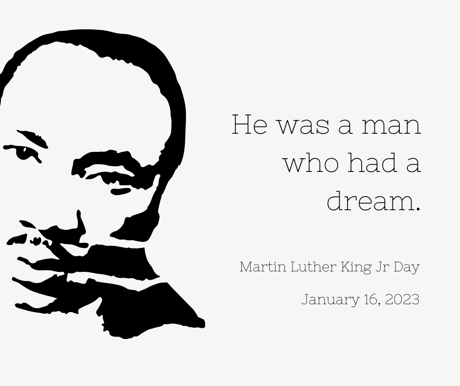 No school on Monday, Jan. 16 in observance of MLK day.