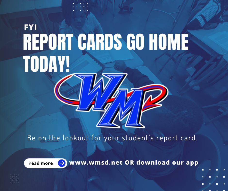 report cards go home today